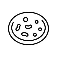 Petri Dish Icon for Web and Graphic Design