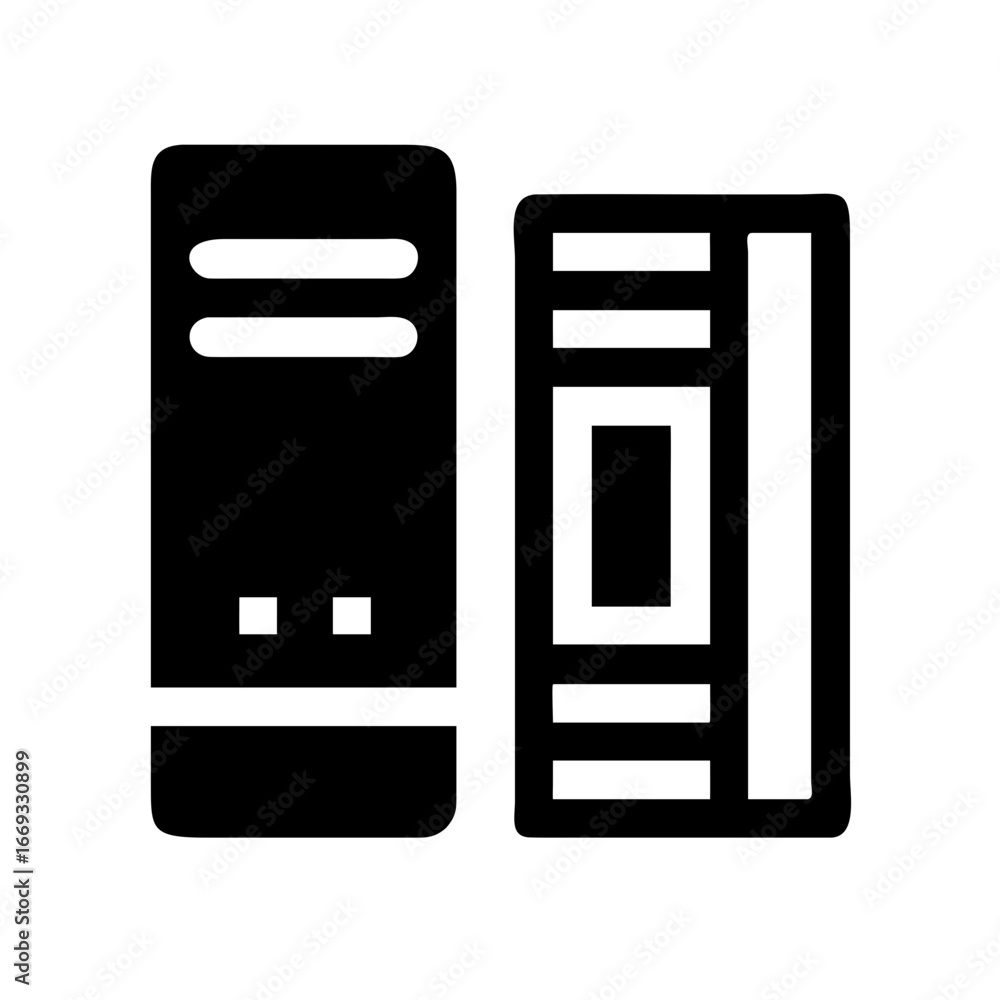 Poster silhouette file and book for web and graphic design