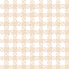 Cream gingham checkered pattern background. Seamless soft cream plaid design, perfect for fabric, textile, scrapbooking, and cute digital projects. Soft and sweet vintage aesthetic.