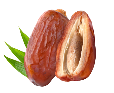 close-up of a fresh, sweet date fruit, ideal for healthy snacks and dessert recipes