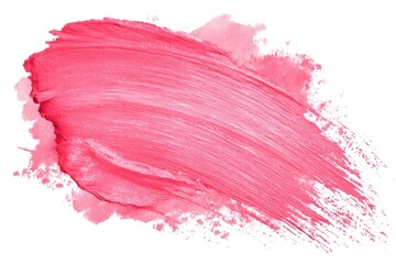 Pink paint stroke texture with varied brushstrokes and a translucent halo effect