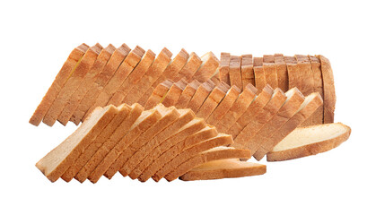 a sliced loaf of fresh white bread