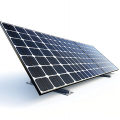 solar panels on white background with png white background isolated
