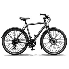 Obraz premium bicycle isolated on white background