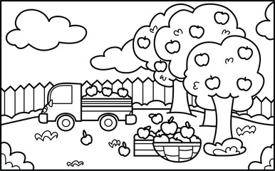 Fall Scenes| Fall Backgrounds| Fall Coloring Pages|Clip Art