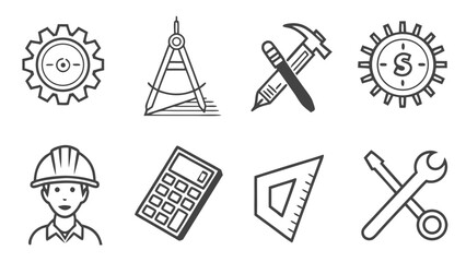Fototapeta premium set of icons