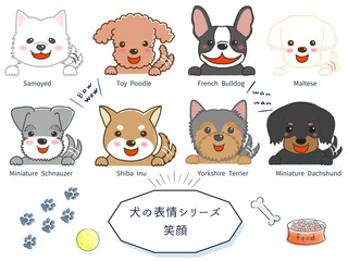 犬種別表情シリーズ　笑顔