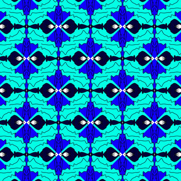 seamless pattern with floral ornament Background graphics resources