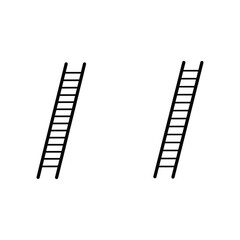 Two Parallel Ladders Side By Side