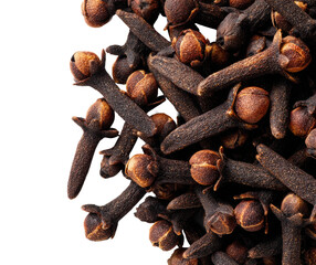 Obraz premium Harvesting cloves spice market food rustic isolated on transparent background