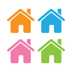 home icon set