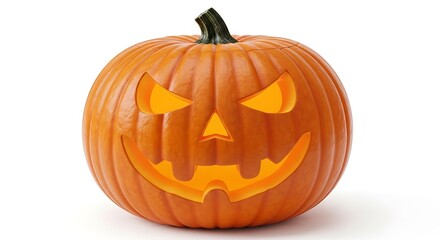 Fototapeta premium Halloween jack-o'-lantern pumpkin.