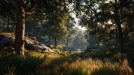 Obraz premium Clear water and reflections