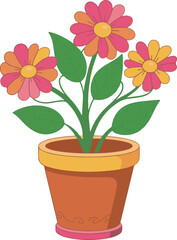 flower in pot