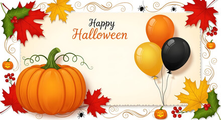 "Trick or treat" graphic poster  This image likely promotes Halloween-themed content .
