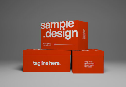 Shoes Box Mockup