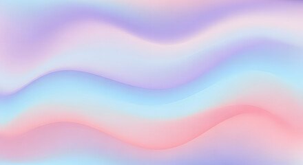 Soft Pastel Wavy Gradient Subtle and Dreamy Background Illustration
