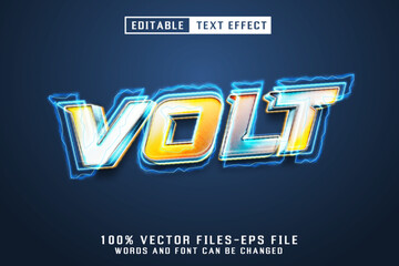 Volt Editable Text Effect