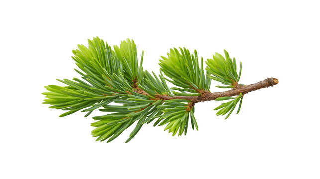 A detailed image of a pine twig showcasing its natural texture and color
