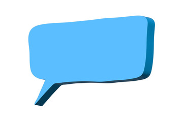 3d speech bubble Blank empty message box Textbox frame for banners, price tags, stickers, design
