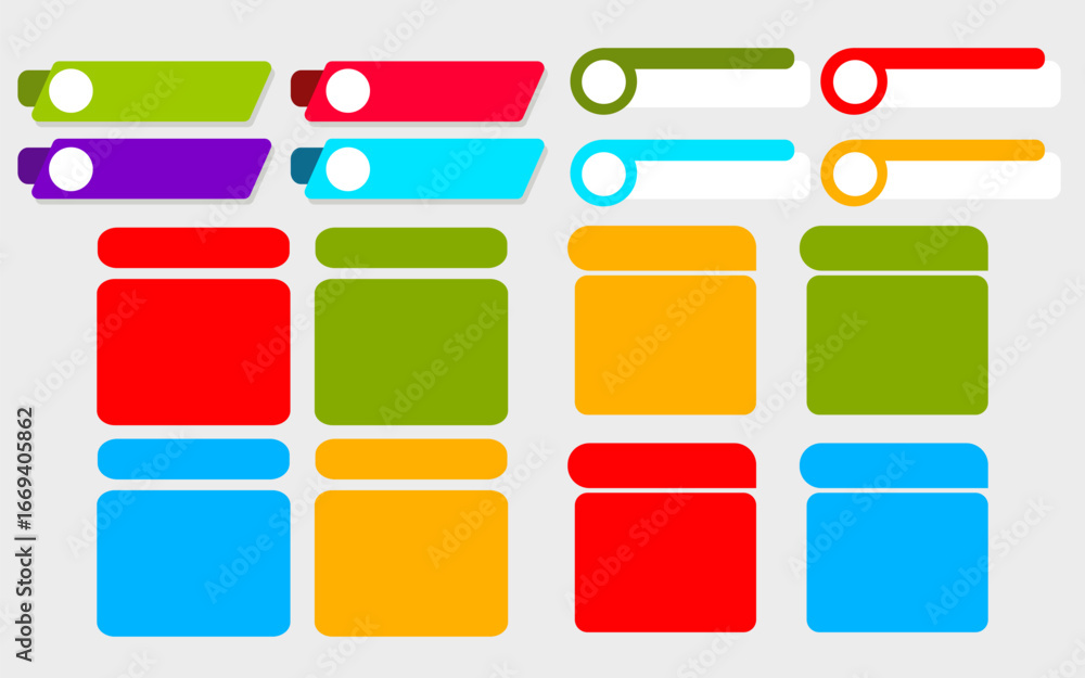 Poster infographic create visually engaging banners boxes and call outs organized in a grid layout.
