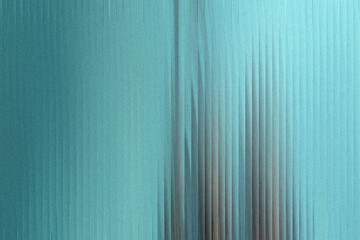 Obraz premium A textured teal background with vertical ribbed patterns and a subtle grainy effect, creating a modern and abstract visual