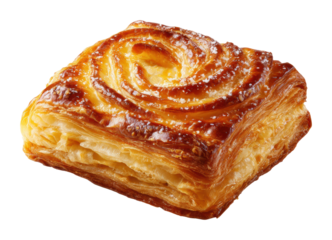 Baking delicious puff pastry treats at home kitchen food cozy vibe isolated on transparent background