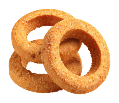 Baking delicious snacks tasty doughnut rings kitchen food isolated on transparent background - Powered by Adobe