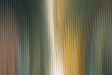 A textured abstract background features vertical lines of color, transitioning from warm golden...