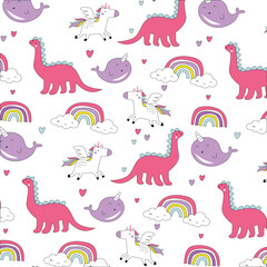 dinosaurus and fish.eps