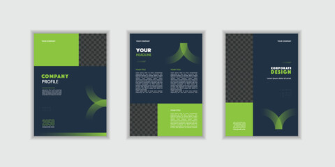 Modern business annual report cover template flyer design. Corporate Book Cover Design Template in A4. Can be adapt to Brochure, Annual Report, Magazine Business Presentation, Portfolio, Flyer