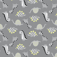 Naklejka premium dinosaurus little friends new...