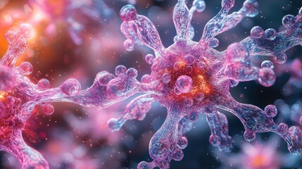 Abstract representation of cellular structures