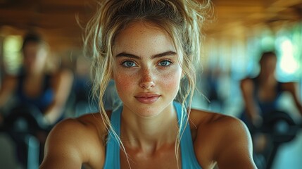 Woman portrait indoor setting