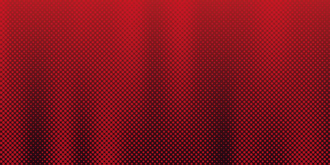 Texture with red dots of varying thickness. Halftone effect. Vector illustration for design and decoration.