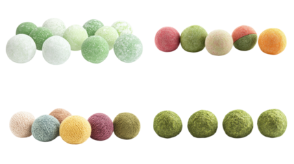 • A set of plant-based laundry balls, isolated on white background in HD 
-# Create, explore, and organize on [midjourney.com](<https