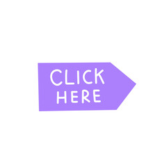 stiker label click here