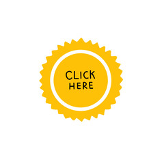 stiker label click here