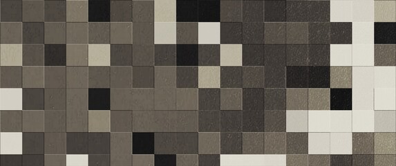 black and white squares
