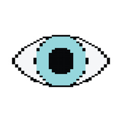pixel art eye icon