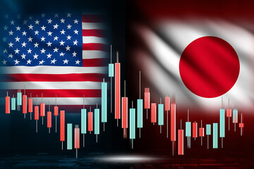 アメリカと日本の株価