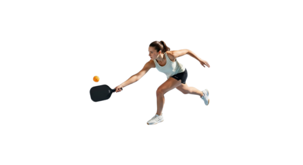 young woman jumping in joy