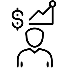 man with question mark on screen