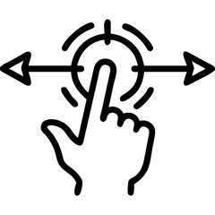 hand cursor and arrow