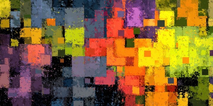 A dynamic composition bursts forth, revealing an artful arrangement of vibrant hues and textures, crafted with masterful precision to ignite the senses.