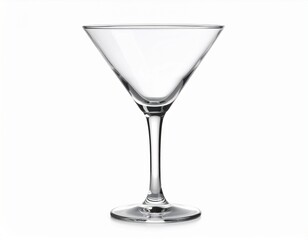 Title: Minimalist Martini Glass with Classic V-Shaped Elegance