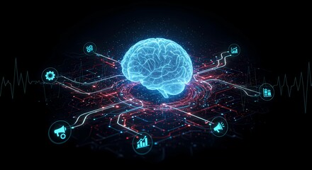 artificial intelligence brain network global data connection technology