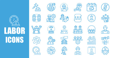 Labor Icons: A Collection of Workforce and Industry Symbols