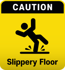  Slippery Floor Pictogram