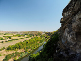 Obraz premium Moldova Beautiful landscape in Orheiul Vechi